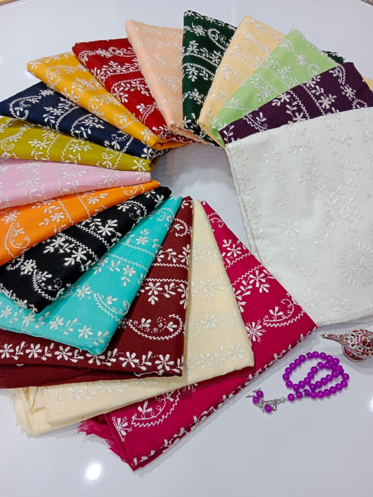 ✨ Labasé Haya – Chikankari Hand Work Collection | 3PC Lawn Suit with Full Jall Dupatta ✨