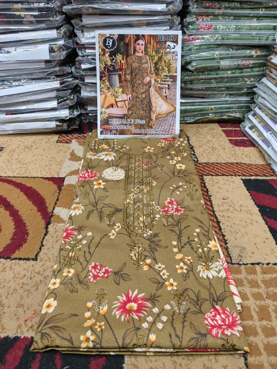 ❄ Labasée Haya – Winter Dhanak Stitched Collection | 3PC Embroidered Suit ❄
