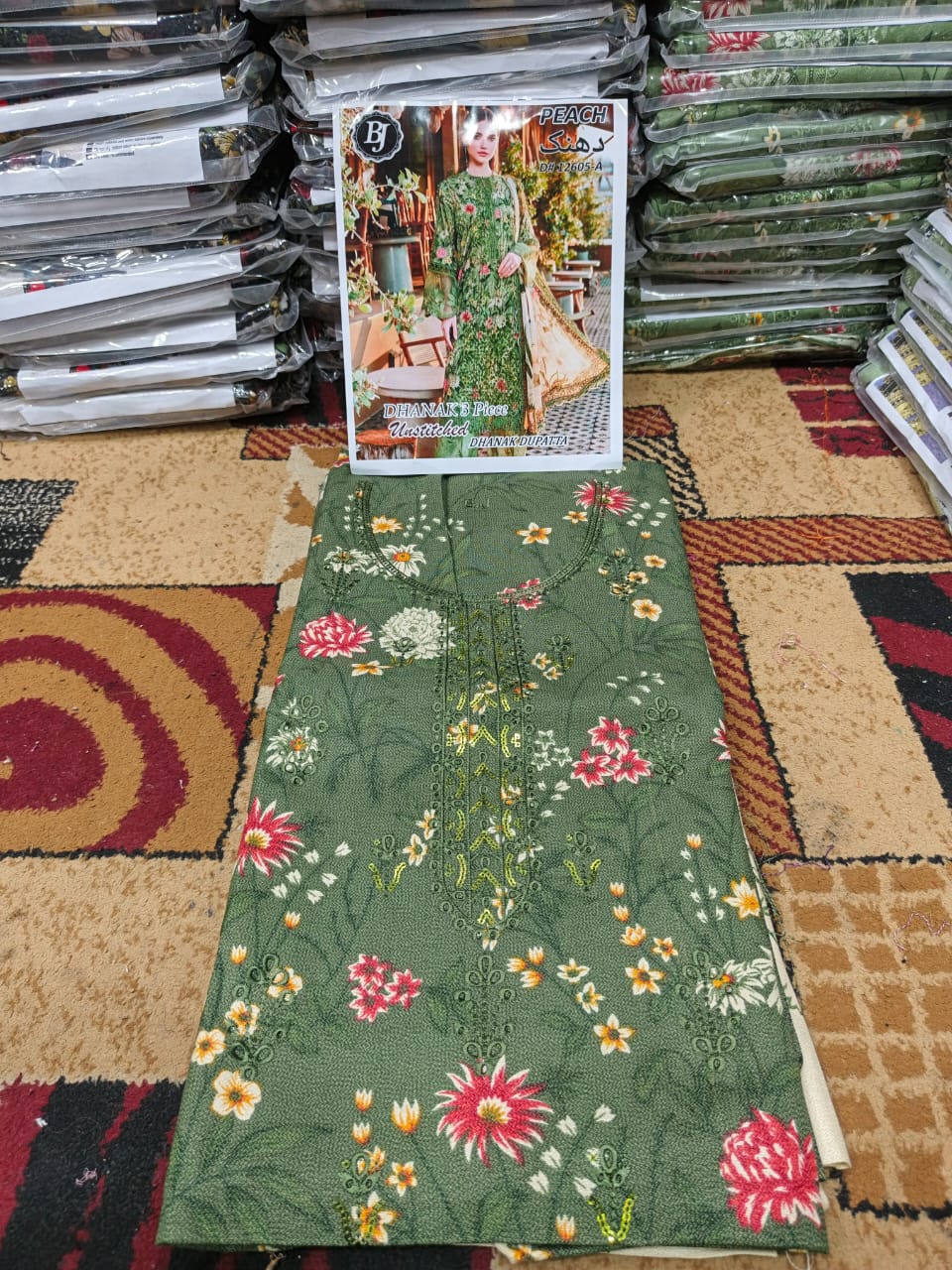 ❄ Labasée Haya – Winter Dhanak Stitched Collection | 3PC Embroidered Suit ❄