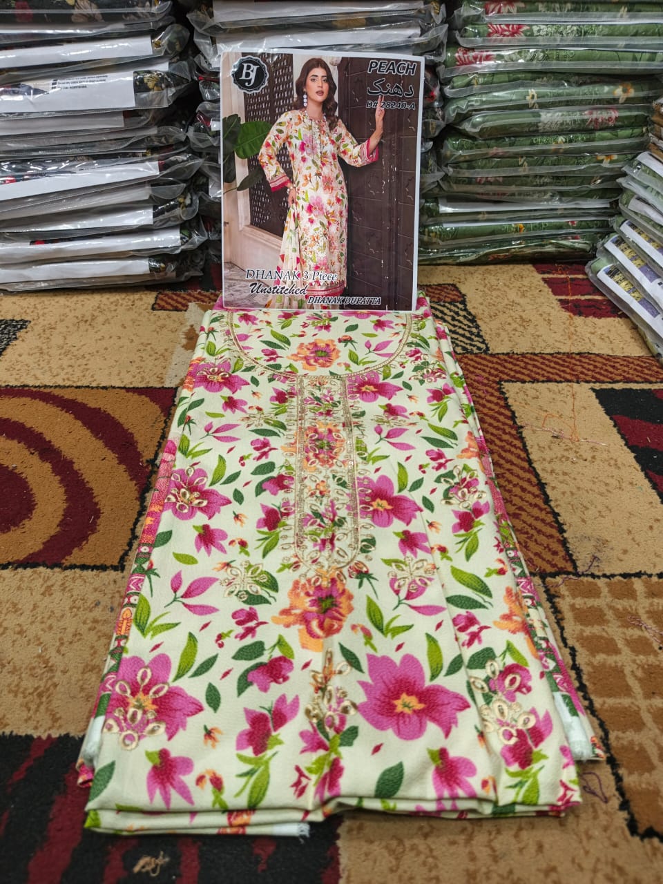 ❄ Labasée Haya – Winter Dhanak Stitched Collection | 3PC Embroidered Suit ❄