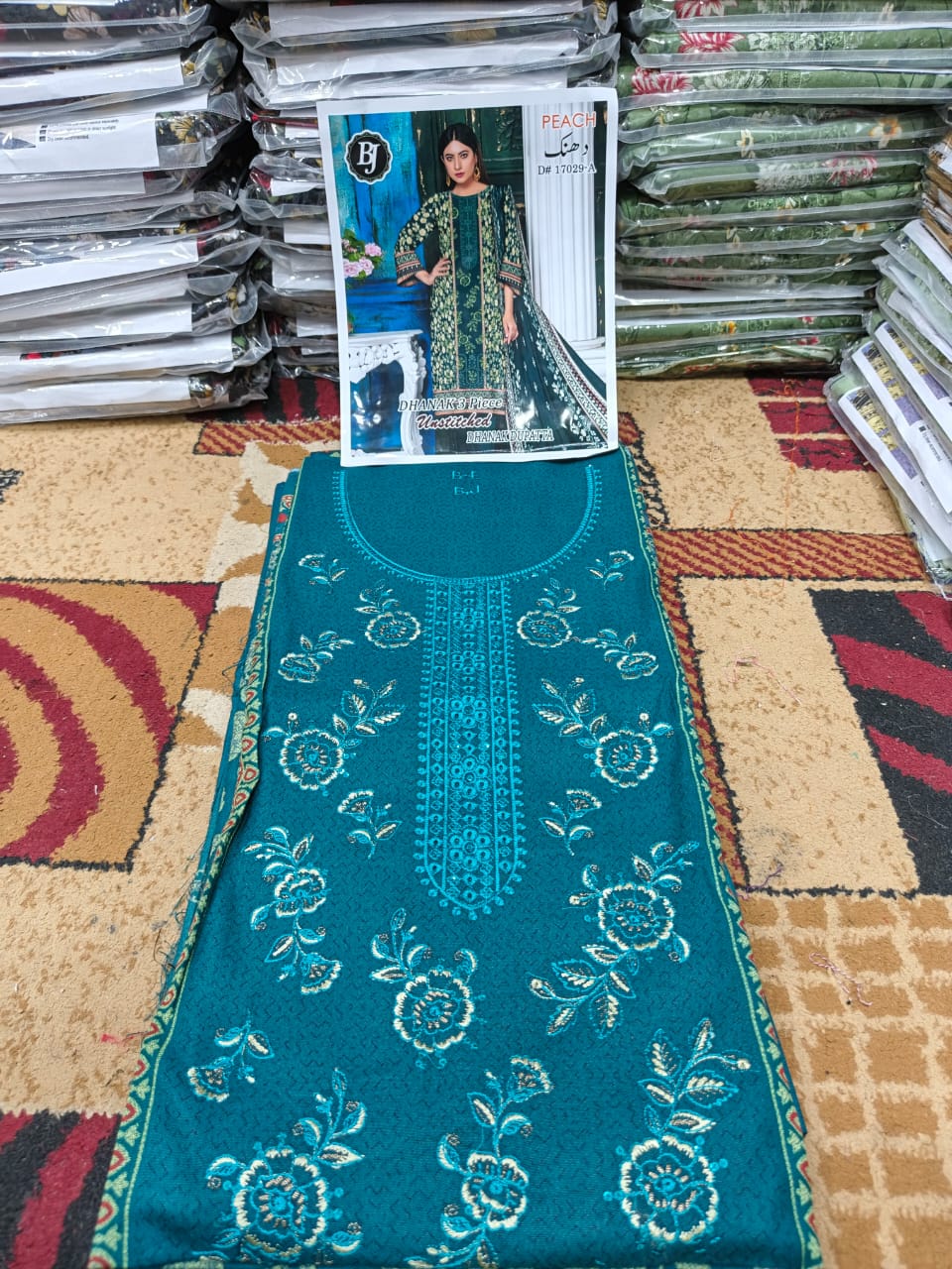 ❄ Labasée Haya – Winter Dhanak Stitched Collection | 3PC Embroidered Suit ❄
