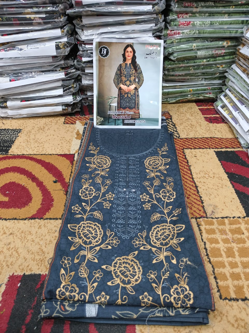 ❄ Labasée Haya – Winter Dhanak Stitched Collection | 3PC Embroidered Suit ❄