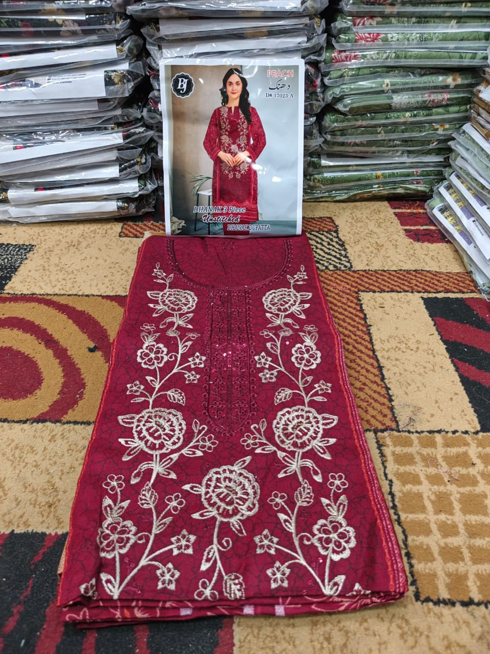 ❄ Labasée Haya – Winter Dhanak Stitched Collection | 3PC Embroidered Suit ❄