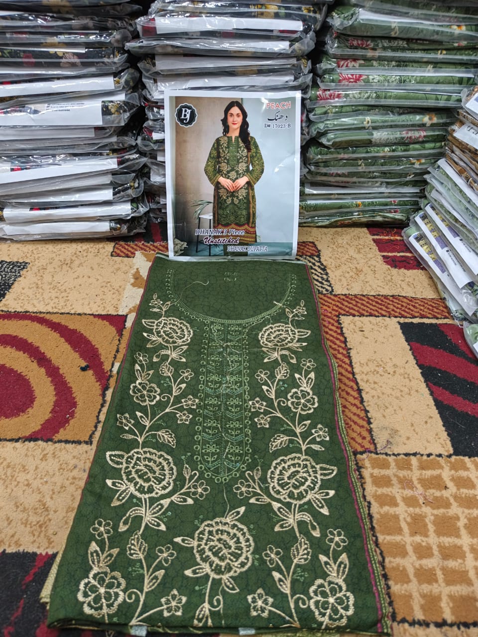 ❄ Labasée Haya – Winter Dhanak Stitched Collection | 3PC Embroidered Suit ❄