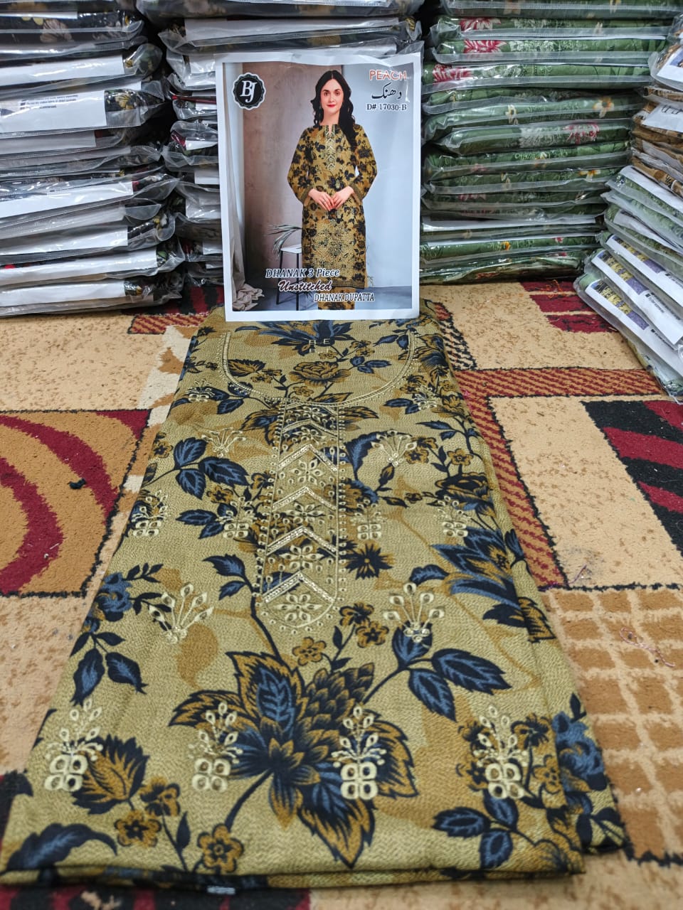 ❄ Labasée Haya – Winter Dhanak Stitched Collection | 3PC Embroidered Suit ❄