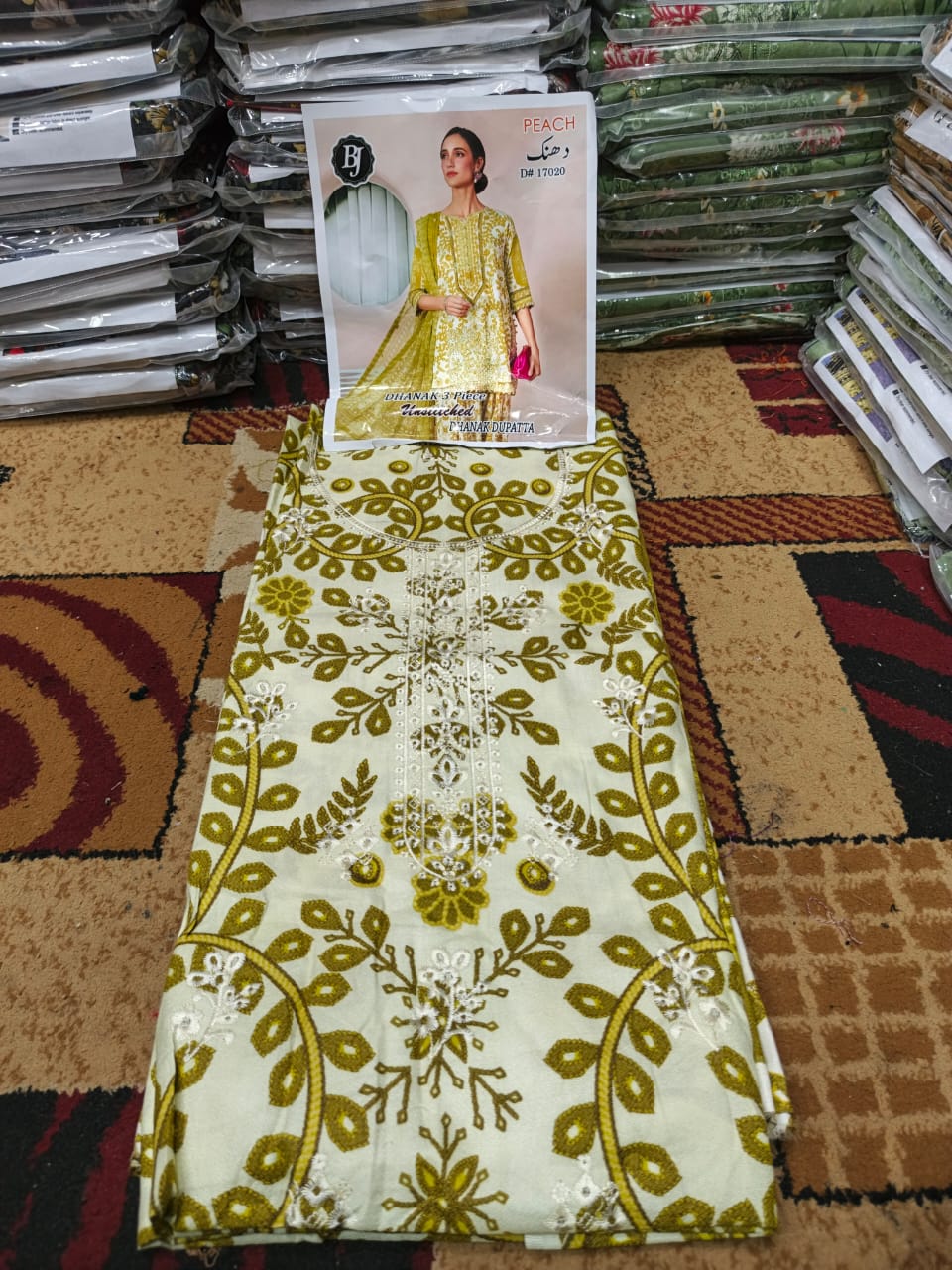 ❄ Labasée Haya – Winter Dhanak Stitched Collection | 3PC Embroidered Suit ❄