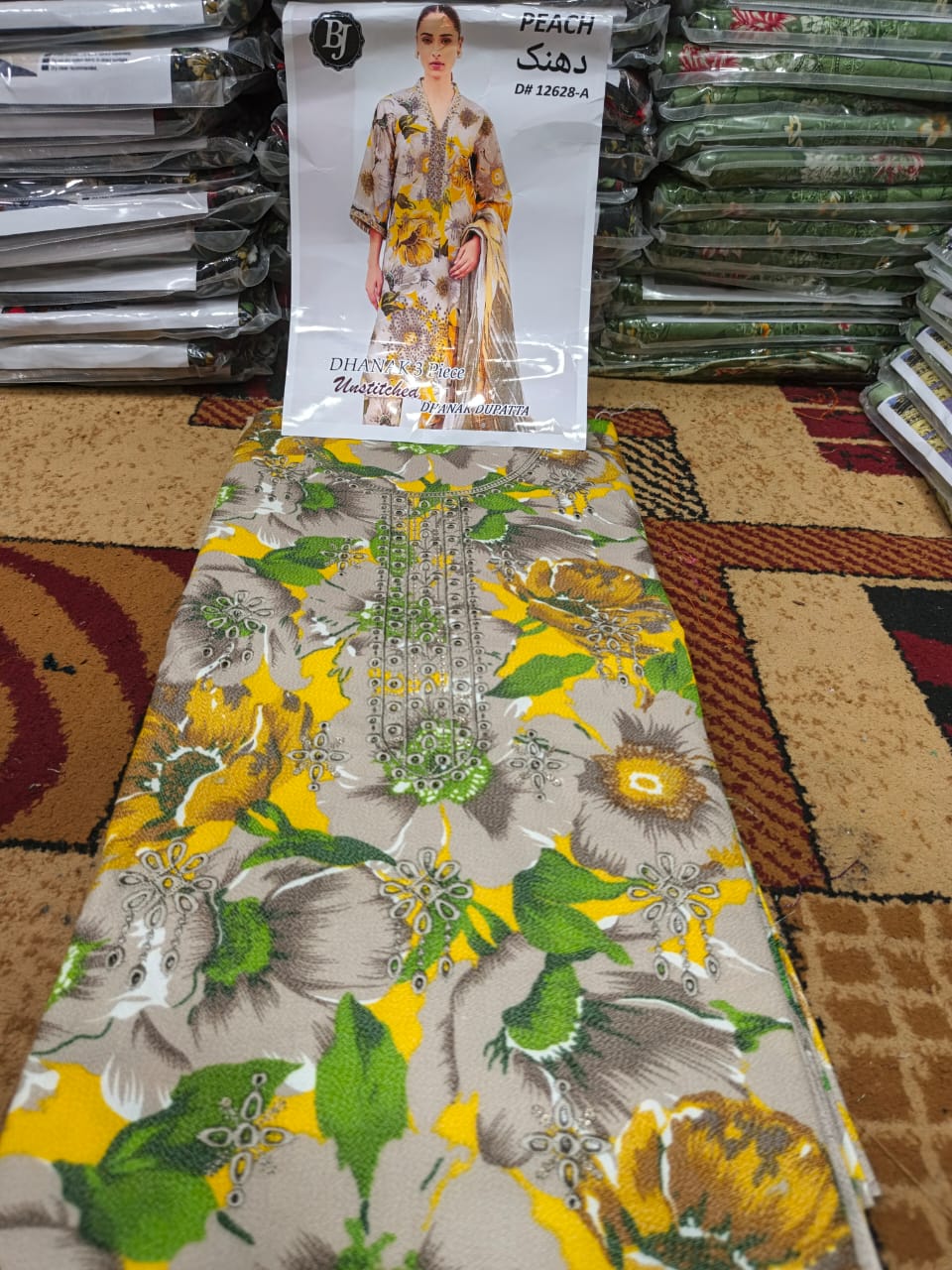 ❄ Labasée Haya – Winter Dhanak Stitched Collection | 3PC Embroidered Suit ❄