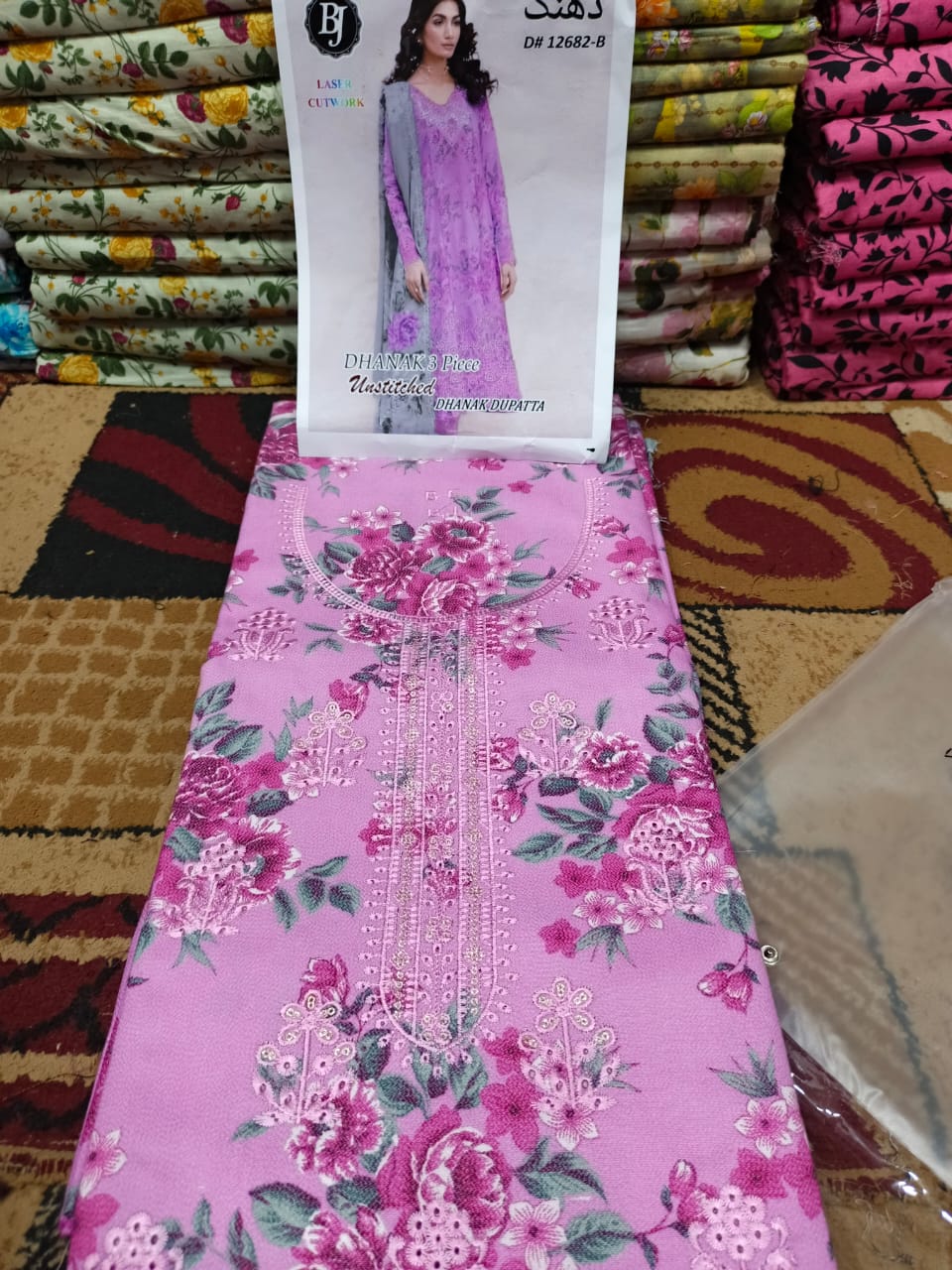 ❄ Labasée Haya – Winter Dhanak Stitched Collection | 3PC Embroidered Suit ❄