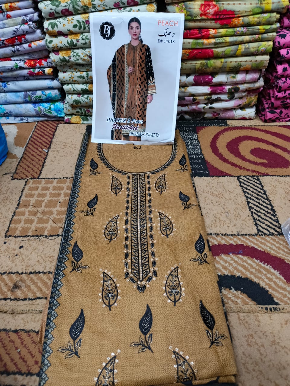 ❄ Labasée Haya – Winter Dhanak Stitched Collection | 3PC Embroidered Suit ❄