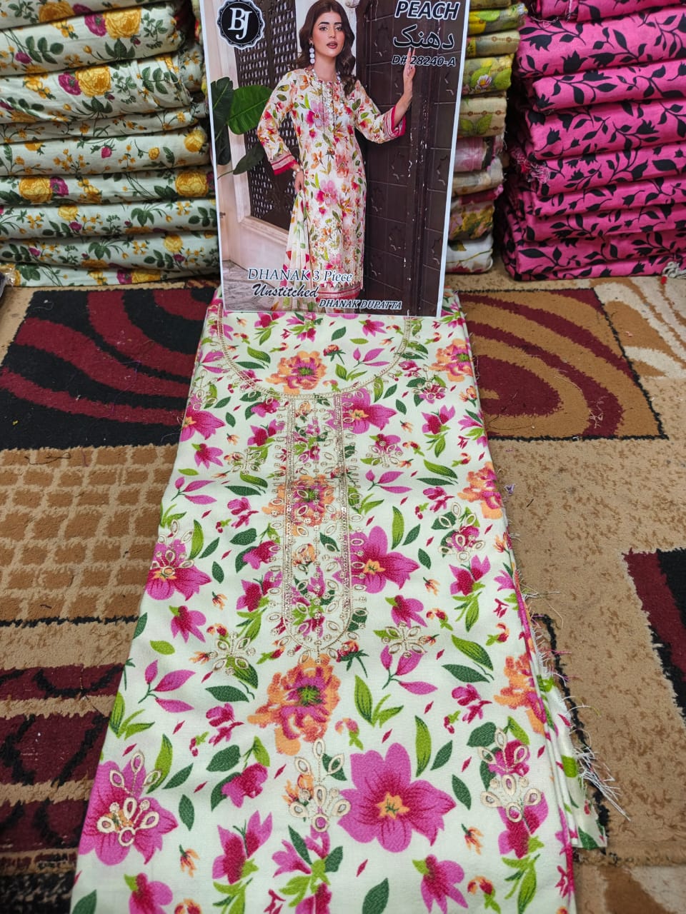 ❄ Labasée Haya – Winter Dhanak Stitched Collection | 3PC Embroidered Suit ❄
