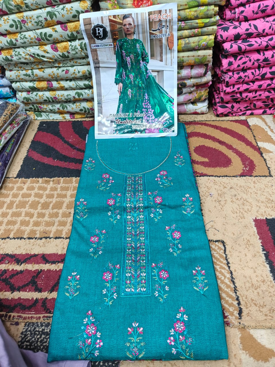 ❄ Labasée Haya – Winter Dhanak Stitched Collection | 3PC Embroidered Suit ❄