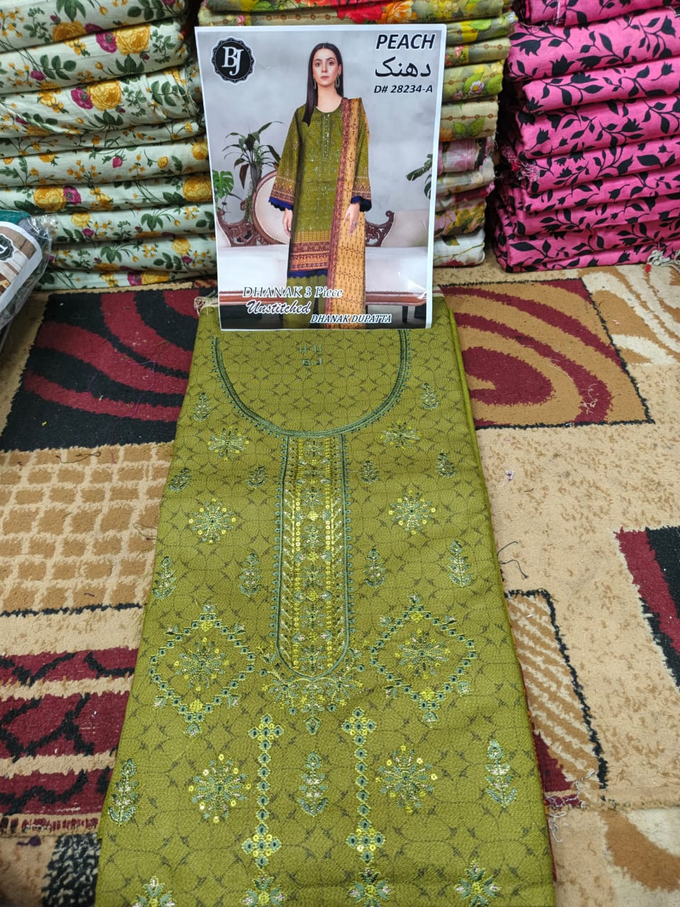 ❄ Labasée Haya – Winter Dhanak Stitched Collection | 3PC Embroidered Suit ❄