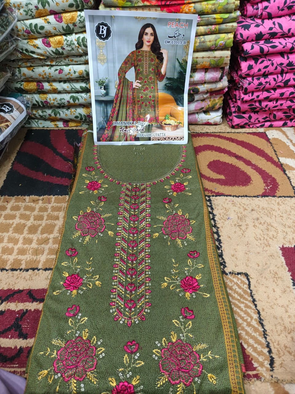 ❄ Labasée Haya – Winter Dhanak Stitched Collection | 3PC Embroidered Suit ❄
