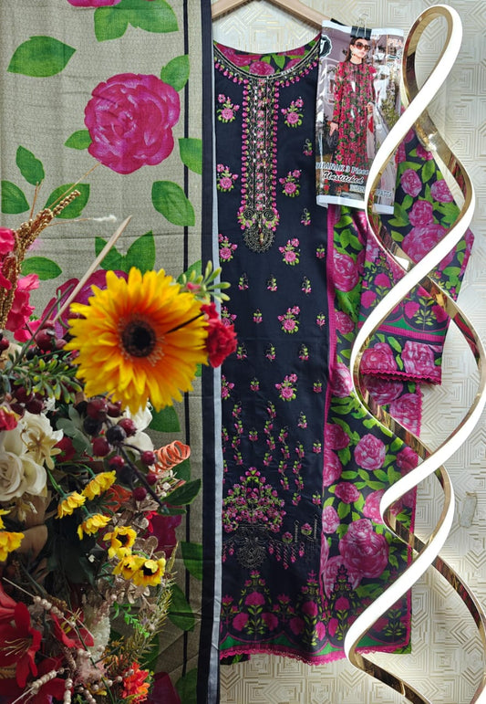 ❄ Labasée Haya – Winter Dhanak Stitched Collection | 3PC Embroidered Suit ❄