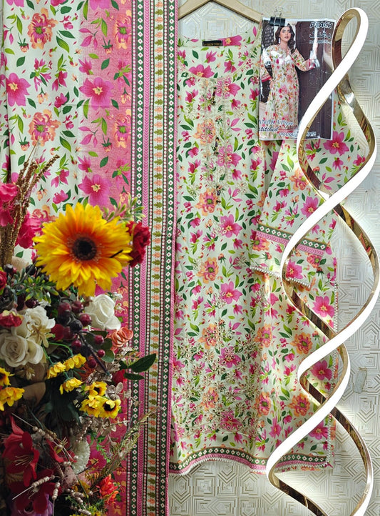 ❄ Labasée Haya – Winter Dhanak Stitched Collection | 3PC Embroidered Suit ❄
