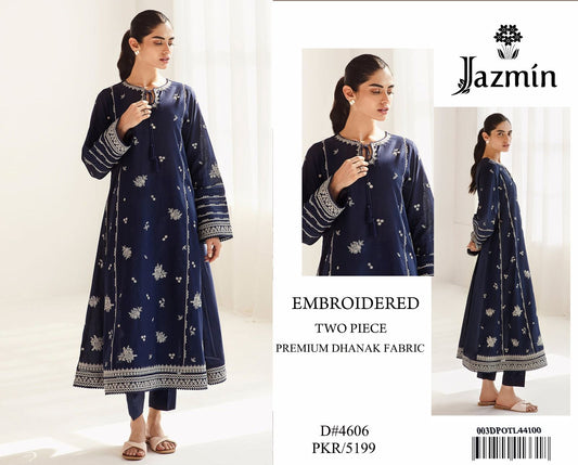 ❄️ Labasée Haya – Winter Collection | Garnet 2 Piece unstitch Dhanak Suit with Embroidery ❄️