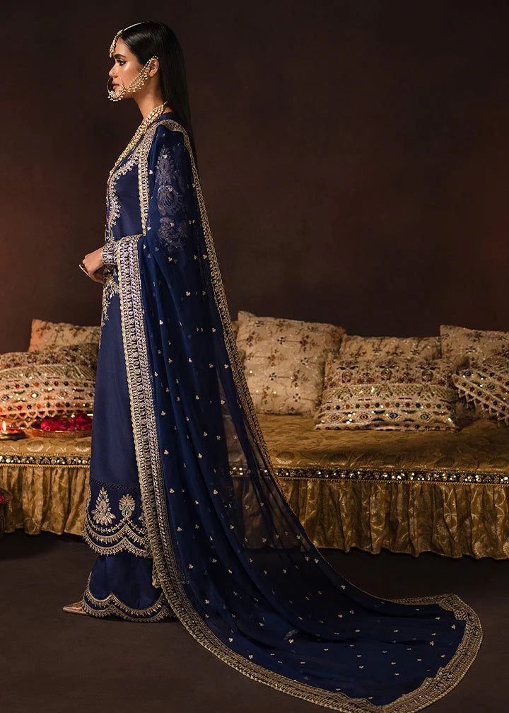 ✨ Jazmin Velvet Luxury 3PC | Copper Zari Embroidered Unstitched Collection ✨