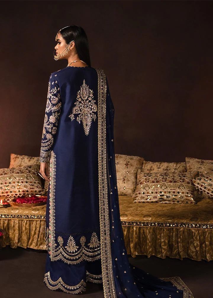 ✨ Jazmin Velvet Luxury 3PC | Copper Zari Embroidered Unstitched Collection ✨