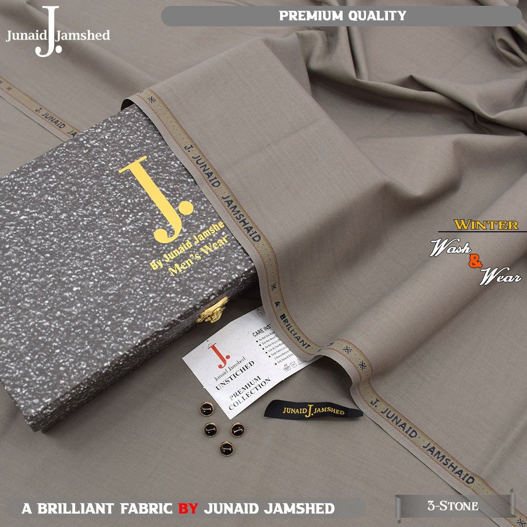 J. Junaid Jamshed – Winter Collection | Premium Wash &amp; Wear (Unstitched | 4 Meter)