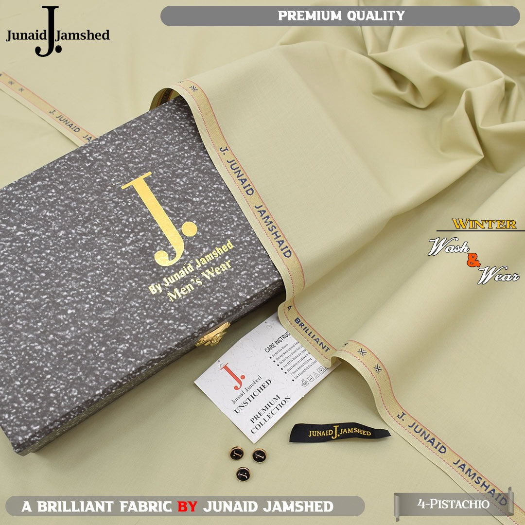 J. Junaid Jamshed – Winter Collection | Premium Wash &amp; Wear (Unstitched | 4 Meter)