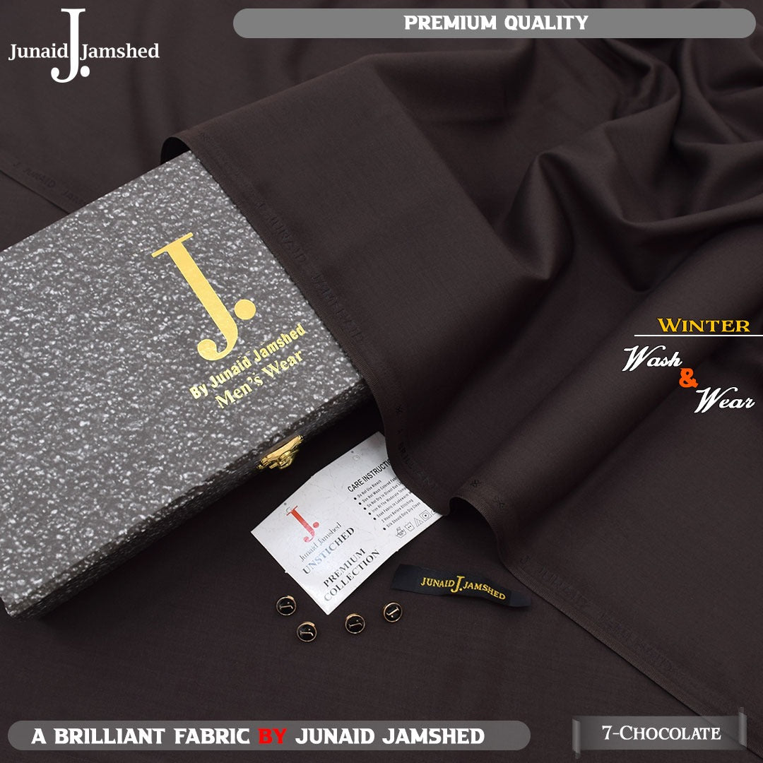 J. Junaid Jamshed – Winter Collection | Premium Wash &amp; Wear (Unstitched | 4 Meter)