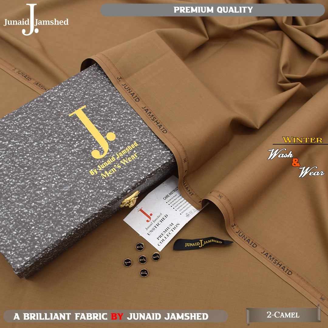 J. Junaid Jamshed – Winter Collection | Premium Wash &amp; Wear (Unstitched | 4 Meter)