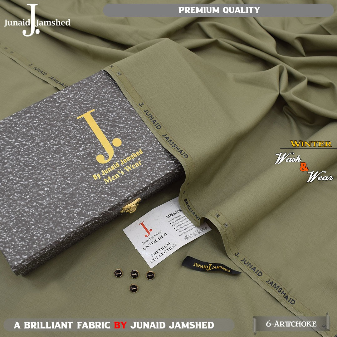 J. Junaid Jamshed – Winter Collection | Premium Wash &amp; Wear (Unstitched | 4 Meter)