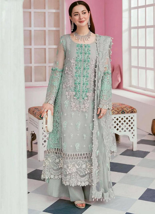 🌸 ELAF Organza Luxury 3PC | Handwork & Sequence Embroidered 🌸