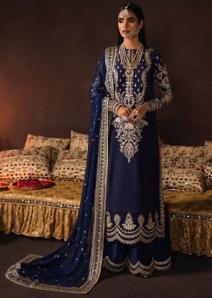 ✨ Jazmin Velvet Luxury 3PC | Copper Zari Embroidered Unstitched Collection ✨